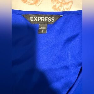 Express Vibrant Blue Blouse